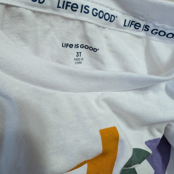 NWT Life Is Good Toddler Short Sleeve T-shirt Size 3T - Picture 5 of 5